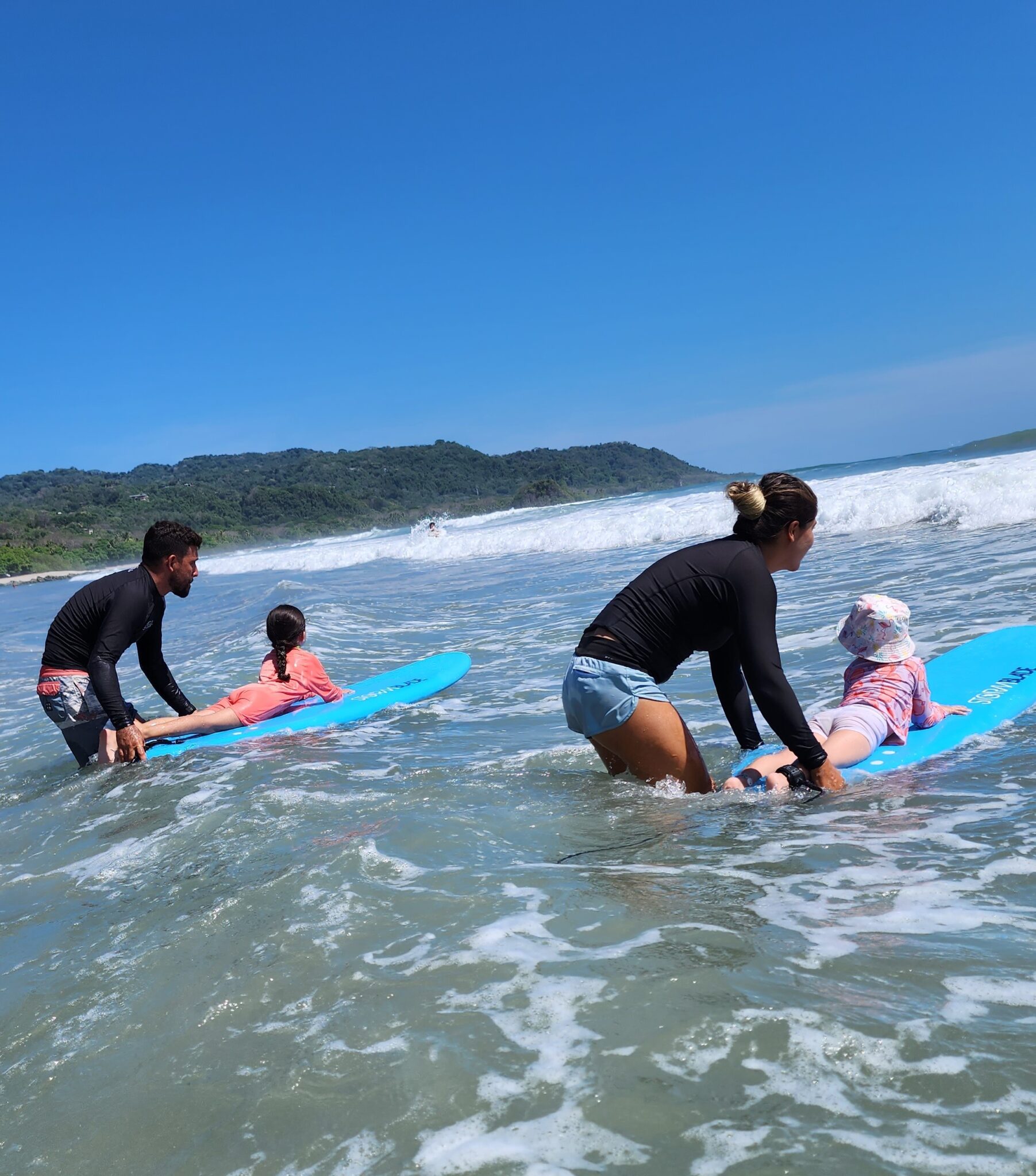 Family surf